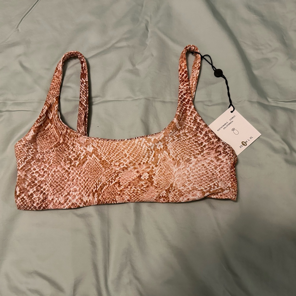 SKATIE bikini pyton print new with tags both size small